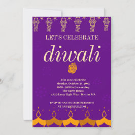 HAPPY DIWALI PARTY KAART