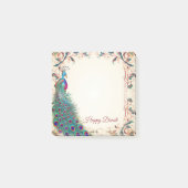 Happy Diwali Peacock Border Post-it® Notes (Voorkant)