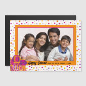 Happy Diwali Photo Colorful Lantern Magnetic Kaart (Voorkant / Achterkant)