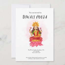Happy diwali pooja kaart