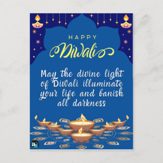 Happy Diwali Post kaart