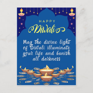 Happy Diwali Post kaart