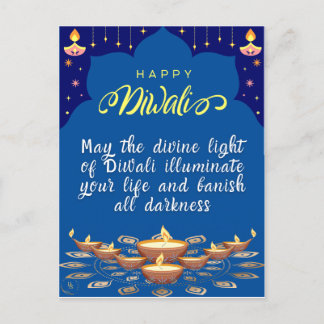 Happy Diwali Post kaart