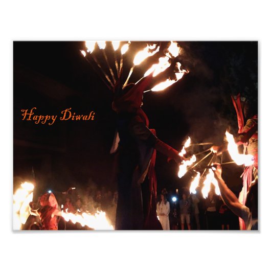 Happy Diwali Professional-fotopapier (Satin) Foto Afdruk (Voorkant)