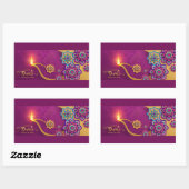 Happy Diwali Rechthoekige Sticker (Vel)