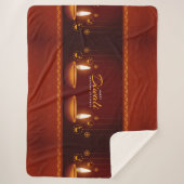 Happy Diwali Sherpa Deken (Voorkant)