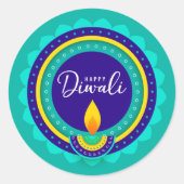 Happy Diwali Sticker (Voorkant)