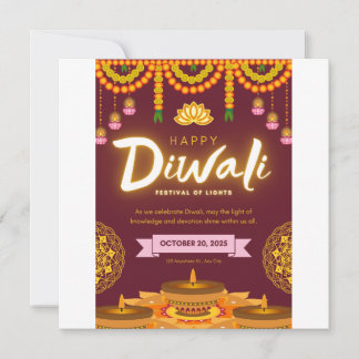 Happy Diwali the festival of light Kaart