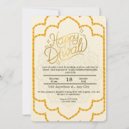 Happy Diwali Uitnodiging