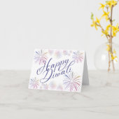 Happy Diwali Wenskaart Kaart (Gele Bloem)