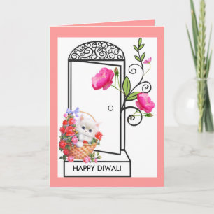 HAPPY DIWALI WISH FEESTDAGEN KAART