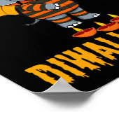 Happy Diwalihalloween Halloween Diwali Poster (Hoek)