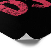 Happy Djembe als een baas African Drum Poster (Hoek)