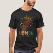 Happy Djembe als een baas African Drum T-shirt (Voorkant)