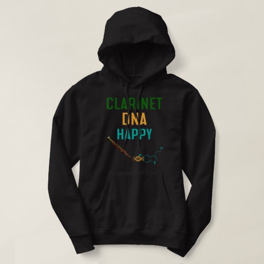 Happy DNA Clarinet1 Hoodie (Design voorkant)