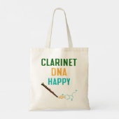 Happy DNA Clarinet1 Tote Bag (Achterkant)