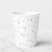 Happy Dney-party Paper Cup Papieren Bekers (Achterkant)