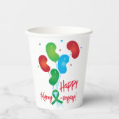 Happy Dney-party Paper Cup Papieren Bekers (Voorkant)