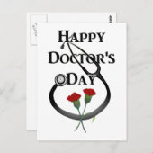 Happy Doctor's Dag Briefkaart (Voorkant / Achterkant)