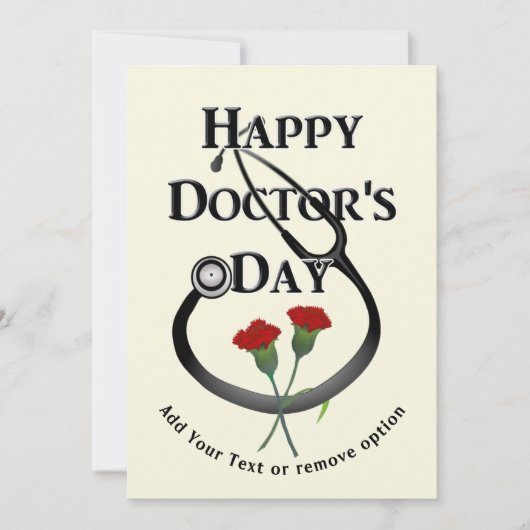 Happy Doctor's Dag Feestdagenkaart (Voorkant)