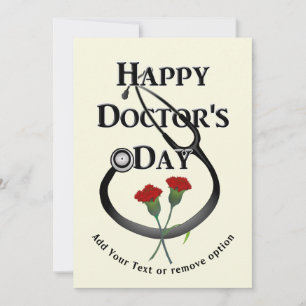 Happy Doctor's Dag Feestdagenkaart