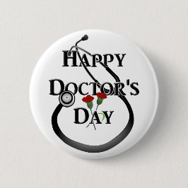 Happy Doctor's Dag Ronde Button 5,7 Cm