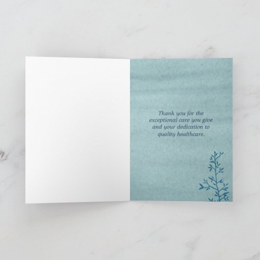 Happy Doctors Day Aangepaste naam Kaart (Binnen)