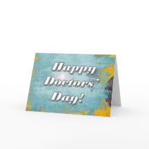 Happy Doctors' Day Modern Abstracte Kaart