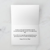 Happy Doctors’ Day Paarse Strepen en Sterren Kaart (Binnen)