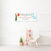 Happy Doctors Day Tulip & stethoscoop Spandoek (Insitu)
