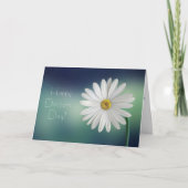 Happy Doctors' Day Witte Daisy Kaart (Voorkant)
