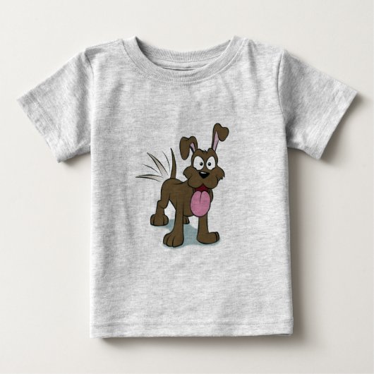 Happy Dog Baby T-shirt (Voorkant)