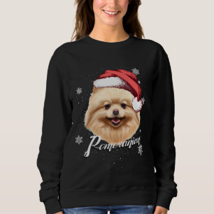 Happy Dog Brown Pomeranian Kerstkerstkerstkerstker Trui