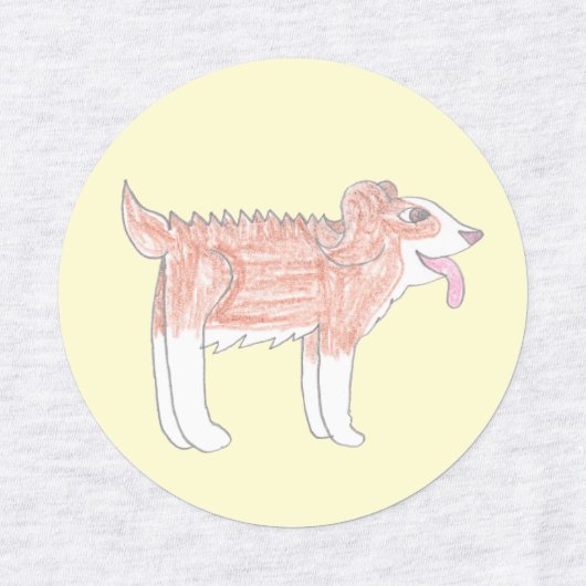 Happy Dog Clothing Labels (Design 1)