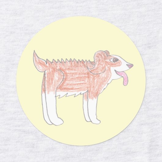 Happy Dog Clothing Labels (Design 2)