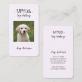 - Happy Dog - Dog Walking Visitekaartje (Voorkant / Achterkant)