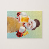 Happy Dog Drink Beer Legpuzzel (Horizontaal)