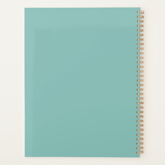 Happy Dog eating an ice-cream Planner (Achterkant)