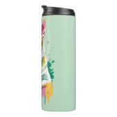 Happy Dog eating an ice-cream Thermosbeker (Geroteerd rechts)