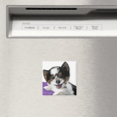 Happy Dog Face Magneet (Insitu (Vaatwasser))