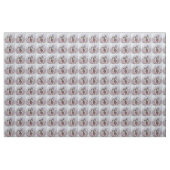 Happy Dog Face Printed Fabric Stof (Yard (91,4 cm))