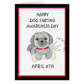 Happy Dog Fareness Holiday Kaart (Voorkant)