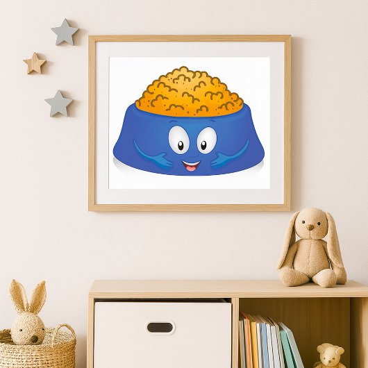Happy Dog Food Poster