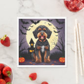 Happy Dog in het Halloween thema Servet (Insitu)
