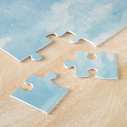 Happy Dog in Yellow Car Art Print Legpuzzel (Zijkant)