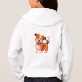 Happy Dog Kinder Pullover Hoodie (Achterkant)