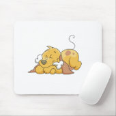 Happy Dog met Bone Tshirts en Gifts Muismat (Met muis)