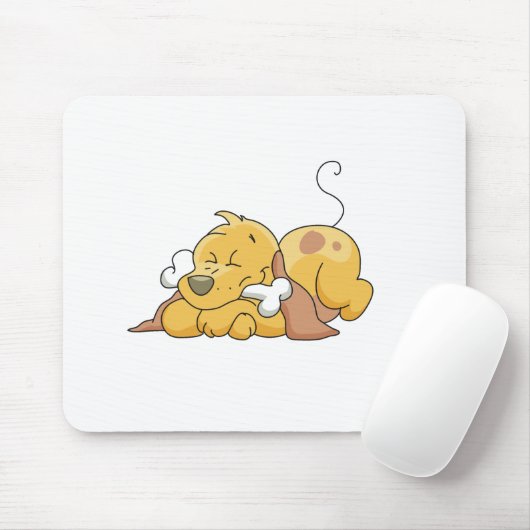 Happy Dog met Bone Tshirts en Gifts Muismat (Met muis)