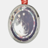 Happy Dog Metalen Ornament (Links)