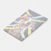 Happy Dog Party Blowers Post-it® Notes (Schuin)